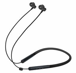 AmazonBasics Bluetooth Neckband Headphone with 8+ Hour Music Play and Water Resistant Design – Black