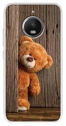 Amazon Brand - Solimo Designer Multicolor Teddy Design Printed Soft Back Case Mobile Cover for Motorola Moto E4 Plus