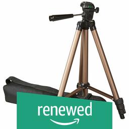 (Renewed) AmazonBasics 50-Inch Tripod with Bag