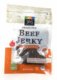 365 Everyday Value, Grass-Fed Beef Jerky, Hot & Spicy, 3 Oz