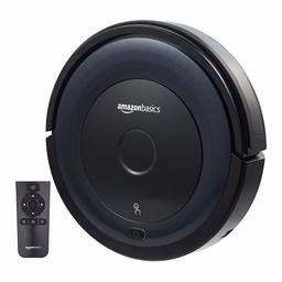 AmazonBasics – suroboter, smal design, 18 W (800 par), 6 rengöringslägen, anti-kollisions- och fallskyddssensor, automatisk laddning, kapacitet 0,35 l