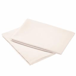 AmazonBasics Premium Microfiber Pillowcases, 2-Pack - 80 x 80 cm, Cream