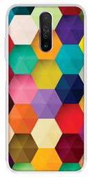 Amazon Brand - Solimo Designer Multicolor Hexagon Pattern Printed Soft Back Case Mobile Cover for Poco X2 / Xiaomi Redmi K30