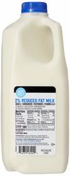 Amazon Brand - Happy Belly 2% Reduced Fat Milk, Half Gallon, 64 Ounces