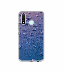 Amazon Brand - Solimo Designer Water Drops UV Printed Soft Back Case Mobile Cover for Vivo Y19