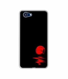 Amazon Brand - Solimo Designer Red Moon UV Printed Soft Back Case Mobile Cover for Realme 1