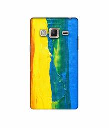 Amazon Brand - Solimo Designer Multicolor Line Color On Canvas 3D Printed Hard Back Case Mobile Cover for Samsung Z3