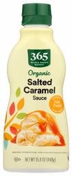 365 Everyday Value, Organic Salted Caramel Sauce, 15.8 oz