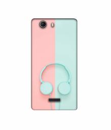 Amazon Brand - Solimo Designer Head Phone 3D Printed Hard Back Case Mobile Cover for Micromax Canvas Nitro 2 E311