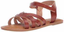 Amazon Essentials Strappy Sandal, Tan, 6 Toddler