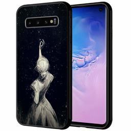 Amazon Brand - Solimo Designer Star Printed Hard Back Case Mobile Cover for Samsung Galaxy S10 (D1282)