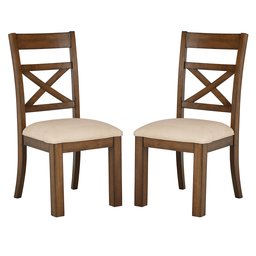 Amazon Brand – Stone & Beam Alejandra Casual Farmhouse Wood Dining Kitchen Chairs, 39