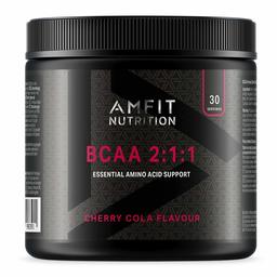 Amazon Brand - Amfit Nutrition - BCAA 2:1:1 - Cherry Cola Flavour 300g , 30 servings