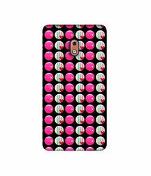 Amazon Brand - Solimo Designer Small Two Color Circle 3D Printed Hard Back Case Mobile Cover for Nokia 2.1