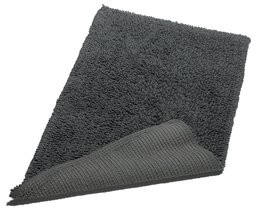 Pinzon Luxury Loop 17-By-24-Inch Bath Rug, Grey