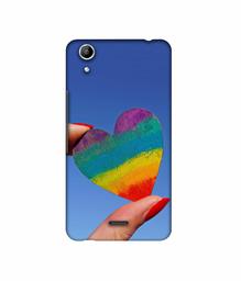 Amazon Brand - Solimo Designer Heart 3D Printed Hard Back Case Mobile Cover for Micromax Canvas Selfie Lens Q345