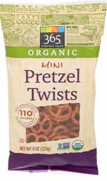 365 Everyday Value, Organic Mini Pretzel Twists, 8 oz