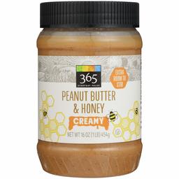 365 Everyday Value, Peanut Butter & Honey, Creamy, 16 oz