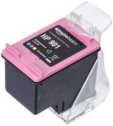 AmazonBasics Remanufactured Ink Cartridge Replacement for HP 901 and 901XL