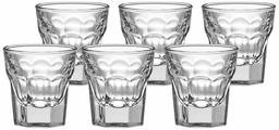 Amazon Brand - Solimo Alissa Shot Glass Set, 30ml, Set of 6, Transparent