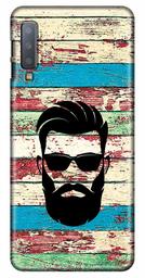 Amazon Brand - Solimo Designer Beard Man 3D Printed Hard Back Case Mobile Cover for Samsung Galaxy A7 (2018)