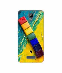 Amazon Brand - Solimo Designer Wax Color Blocks 3D Printed Hard Back Case Mobile Cover for Gionee P7 Max