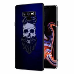 Amazon Brand - Solimo Designer Beard Skull Printed Hard Back Case Mobile Cover for Samsung Galaxy Note 9 (D1189)