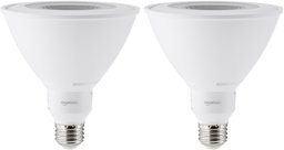 AmazonBasics - Bombilla LED equivalente a 90 W, regulable, PAR38, 90 Watts, Paquete de 2, Blanco Warm