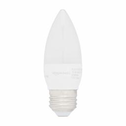 AmazonBasics - Bombilla LED equivalente a 60 W, regulable, B11 (E12 base de candelabro), B11 - Cumple con la CEC, Paquete 6, Blanco Suave