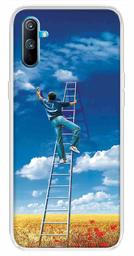 Amazon Brand - Solimo Designer Multicolor Cloud Painting Printed Soft Back Case Mobile Cover for Realme C3