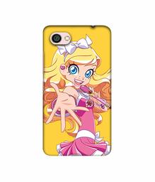 Amazon Brand - Solimo Designer Singing Girl Vector 3D Printed Hard Back Case Mobile Cover for Xiaomi Redmi Y1 Lite