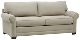 Amazon Brand – Stone & Beam Kristin Round Arm Performance Fabric Loveseat Sofa Couch, 88