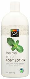 365 Everyday Value, Body Lotion, Herbal Mint, 32 oz