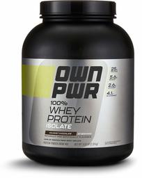 OWN PWR 100% Whey Protein Isolate Powder, Gourmet Chocolate, 25 G Protein, 5 Pound Value Size (67 Servings)