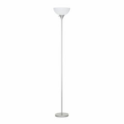 Amazon Brand – Ravenna Home Traditional Metal Torchiere Floor Lamp, LED Bulb Included, 72