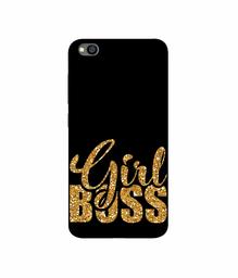 Amazon Brand - Solimo Designer Sparkle Girl Boss 3D Printed Hard Back Case Mobile Cover for Xiaomi Redmi Go