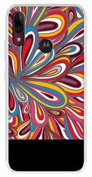 Amazon Brand - Solimo Designer Multicolor Visual 3D Printed Soft Back Case Mobile Cover for Motorola Moto E6s / Motorola Moto E6 Plus