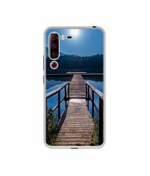 Amazon Brand - Solimo Designer Wooden Beach UV Printed Soft Back Case Mobile Cover for Lenovo Z6 Pro