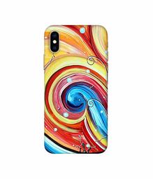 Amazon Brand - Solimo Designer Abstarct Color Mixing 3D Printed Hard Back Case Mobile Cover for Apple iPhone Xs Max