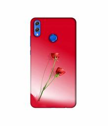 Amazon Brand - Solimo Designer Red Roses 3D Printed Hard Back Case Mobile Cover for Huawei Honor 8X