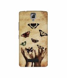 Amazon Brand - Solimo Designer Butterflies 3D Printed Hard Back Case Mobile Cover for Lenovo A2010