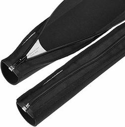 (Renewed) AmazonBasics Cable Sleeve - Zipper, 40-Inch, Black, 2-Pack