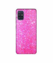 Amazon Brand - Solimo Designer Pink Sparkle 3D Printed Hard Back Case Mobile Cover for Samsung Galaxy A51