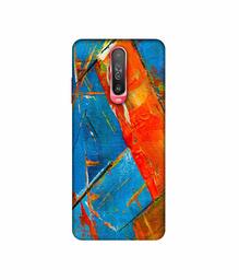 Amazon Brand - Solimo Designer Sky Blue and Orange Canvas 3D Printed Hard Back Case Mobile Cover for Poco X2 / Mi Redmi K30