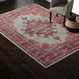 Amazon Brand – Rivet Old World Vintage Persian Area Rug, 6' 7