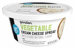 Amazon Brand - Happy Belly Garden Vegetable Cream Cheese Spread, 8 Ounce