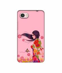 Amazon Brand - Solimo Designer Lady Vector Pattern 3D Printed Hard Back Case Mobile Cover for Xiaomi Redmi Y1 Lite