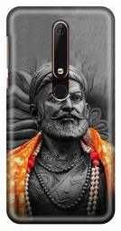 Amazon Brand - Solimo Designer Shivaji 3D Printed Hard Back Case Mobile Cover for Nokia 6 (2018)