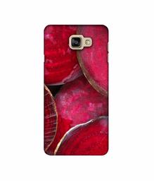 Amazon Brand - Solimo Designer Red Texture 3D Printed Hard Back Case Mobile Cover for Samsung Galaxy A9 Pro