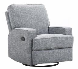 Amazon Brand – Ravenna Home Contemporary Swivel Glider Recliner Chair, 33.9